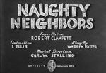 Watch Naughty Neighbors (Short 1939) Sockshare