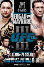 Watch UFC 136 Edgar vs Maynard III Sockshare