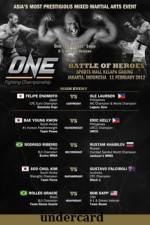 Watch ONE FC 2 Battle of Heroes Undercard Sockshare