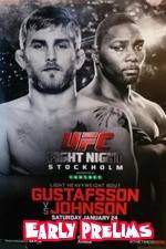 Watch UFC on Fox 14 Gustafsson vs Johnson Early Prelims Sockshare