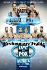 Watch UFC On Fox Henderson vs Diaz Preliminary Fights Sockshare