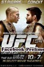 Watch UFC 154 St.Pierre vs Condit Facebook Prelims Sockshare