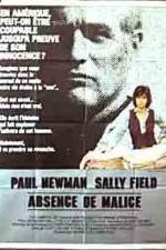 Watch Absence of Malice Sockshare