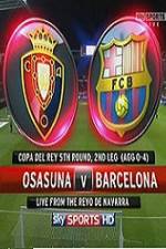 Watch Osasuna vs Barcelona Sockshare